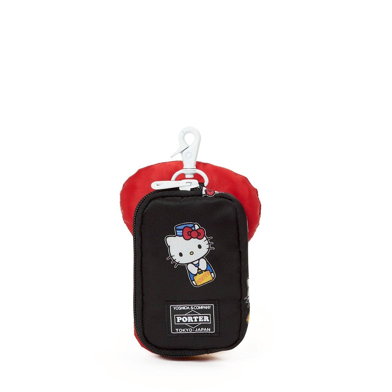 PORTER - HELLO KITTY x PORTER MULTI POUCH - (Black)  1, 