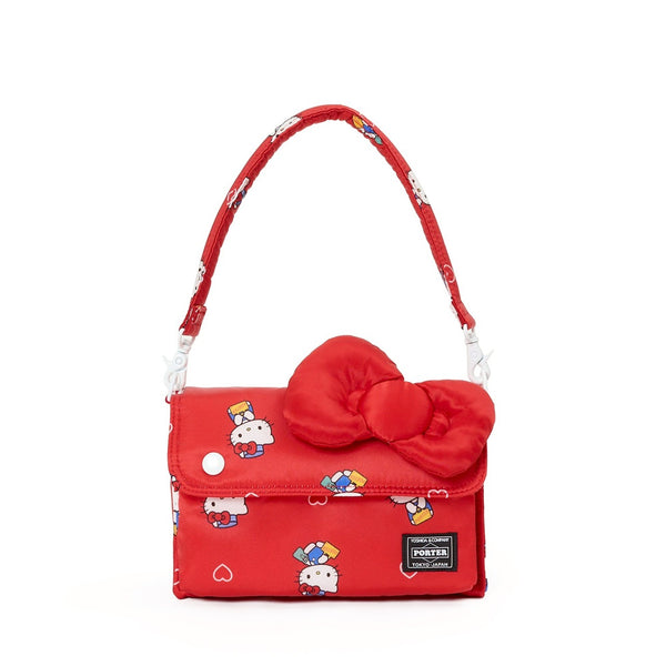 PORTER - HELLO KITTY x PORTER PARTY BAG - (Red)