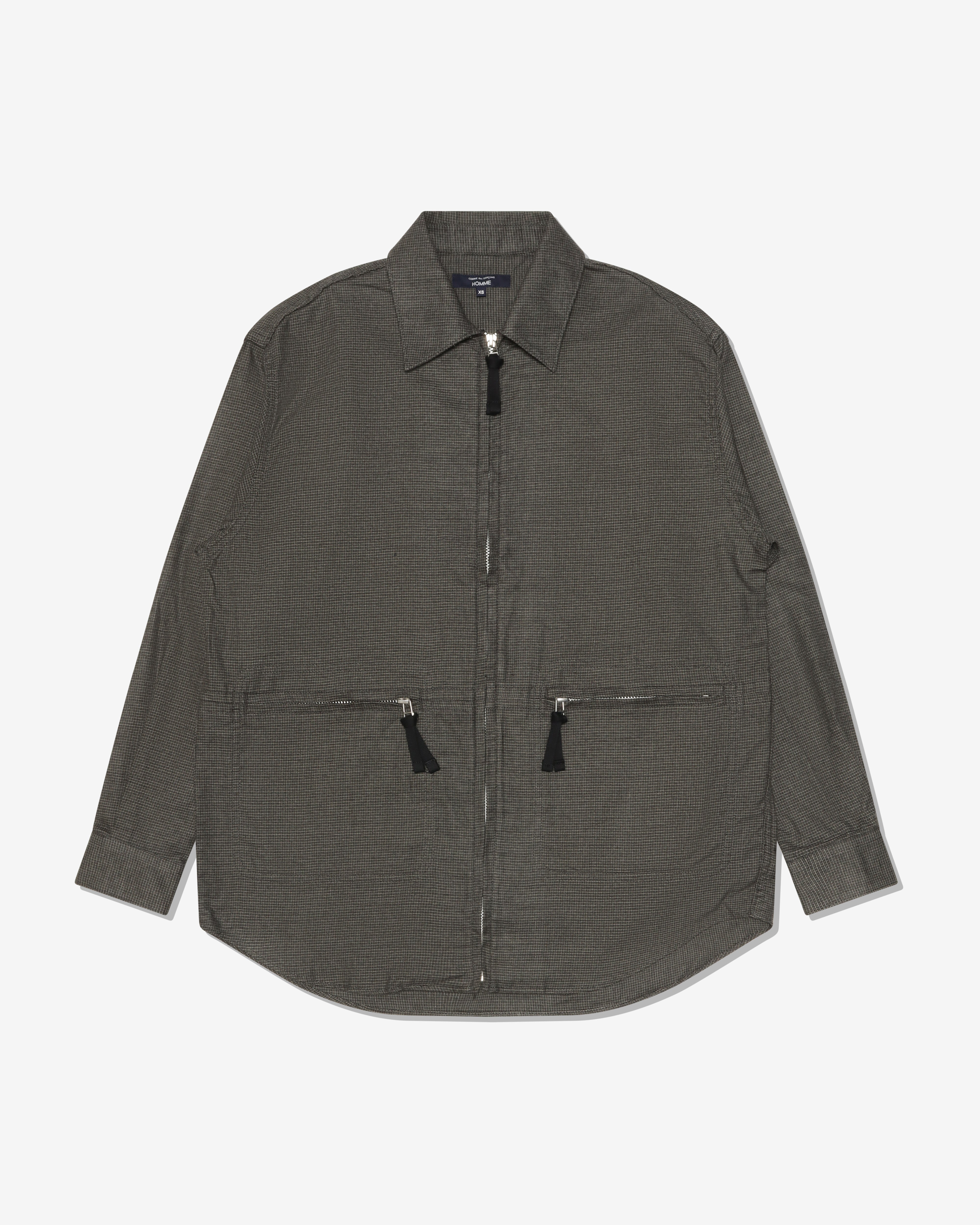 COMME des GARCONS HOMME: Cotton Check (Grey) | DSMG E-SHOP