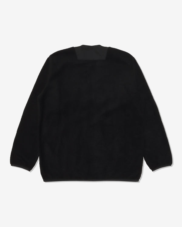 COMME des GARCONS HOMME - Polyester Boa X Polyester Taffeta - (Black)