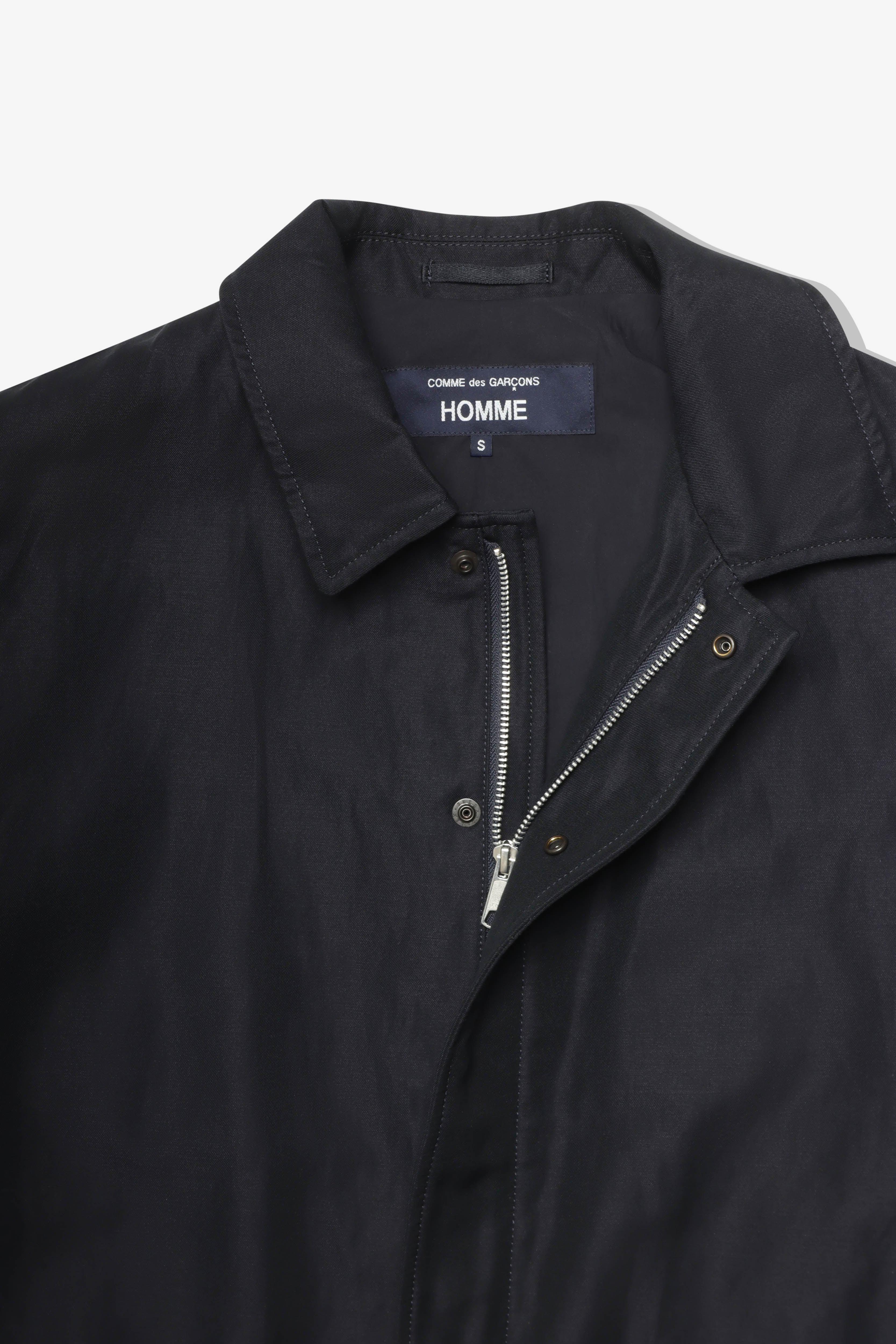 COMME des GARÇONS HOMME コットンダークネイビ COMME des GARCONS HOMME: Cotton Linen Hard-Twisted Serge (Navy