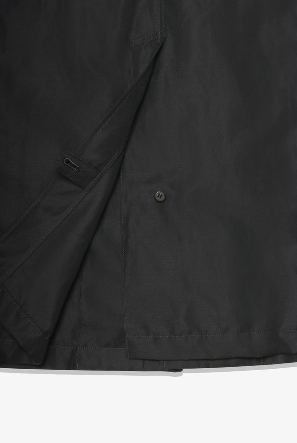 COMME des GARCONS HOMME - Cotton Linen Hard-Twisted Serge - (Navy)