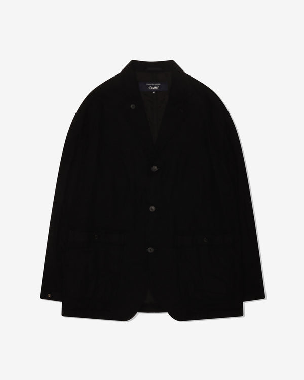 COMME DES GARCONS HOMME - Wool Sergegarment Fulled Jackets - (Black)