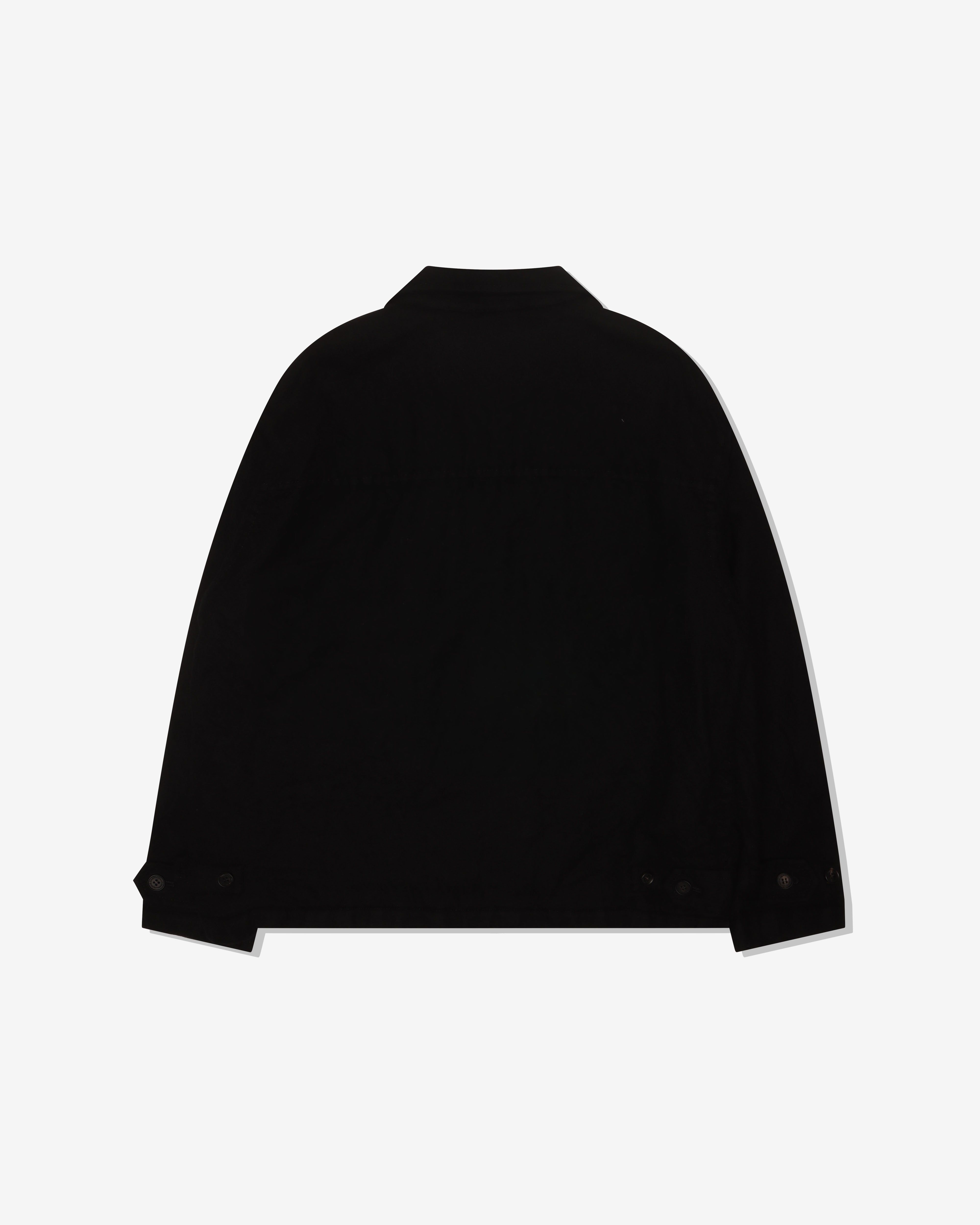 COMME DES GARCONS HOMME: Wool Sergegarment Fulled Jackets (Black