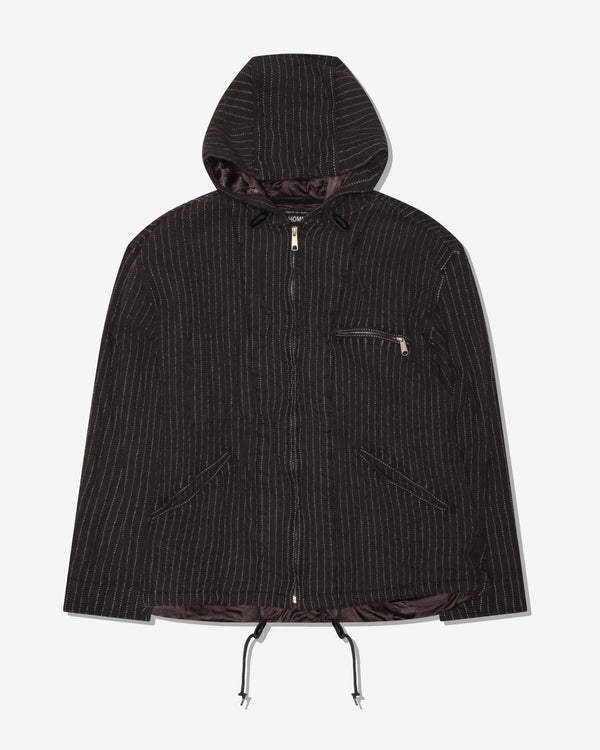 COMME DES GARCONS HOMME - Wool Serge Stripegarment Fulled Jackets - (Grey/White)