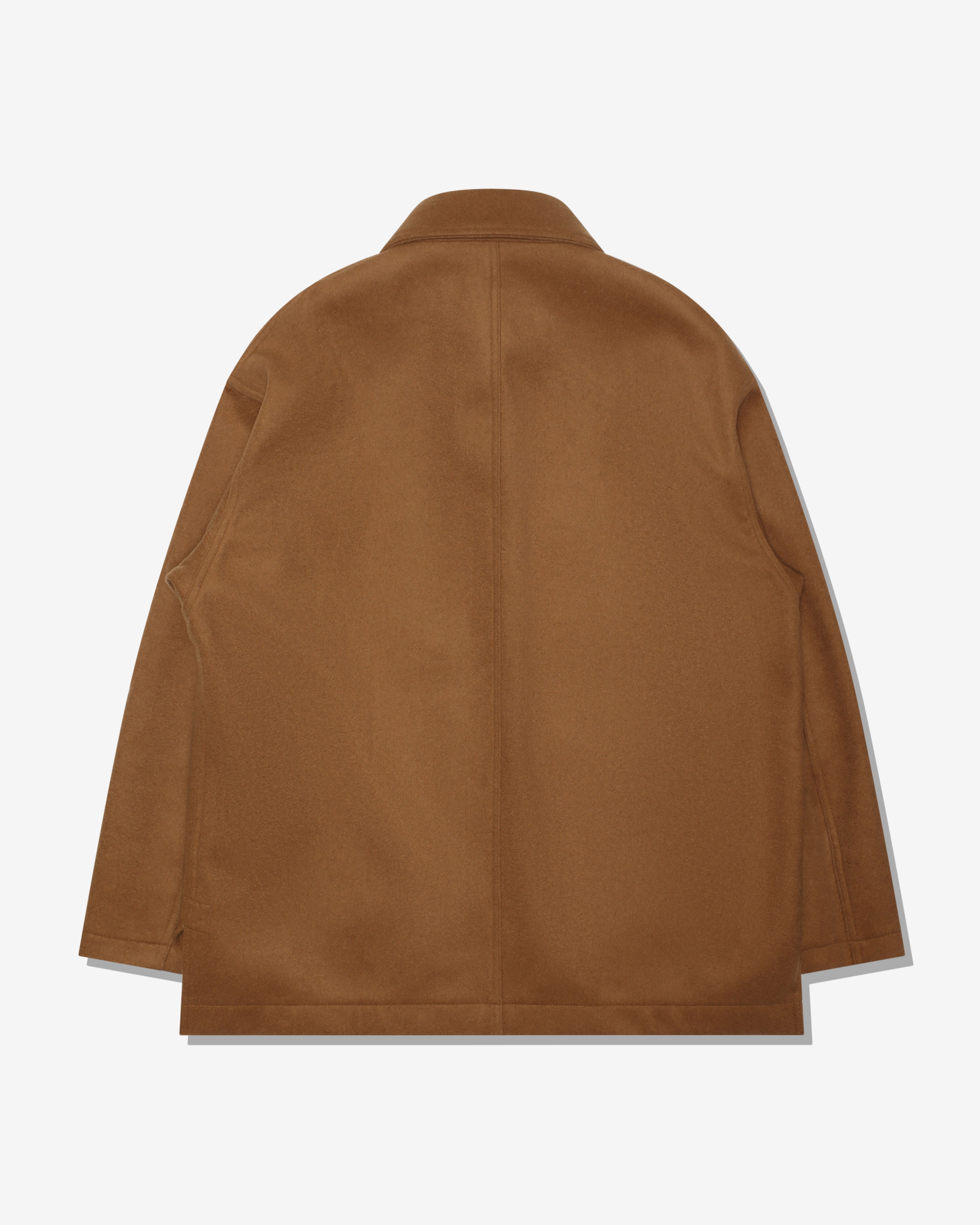 COMME DES GARCONS HOMME: Wool Beaver Bonding Jackets (Camel