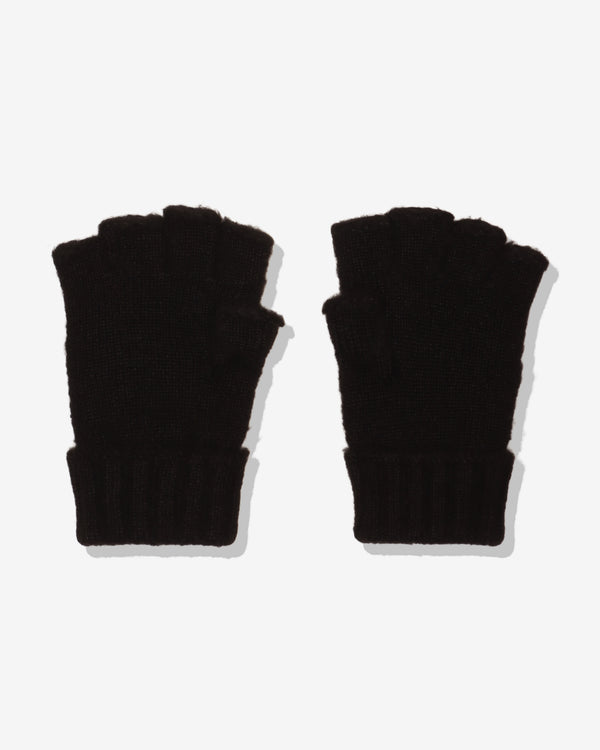 COMME DES GARCONS HOMME - Wool Acrylic Jersey Fulled Gloves - (Black)