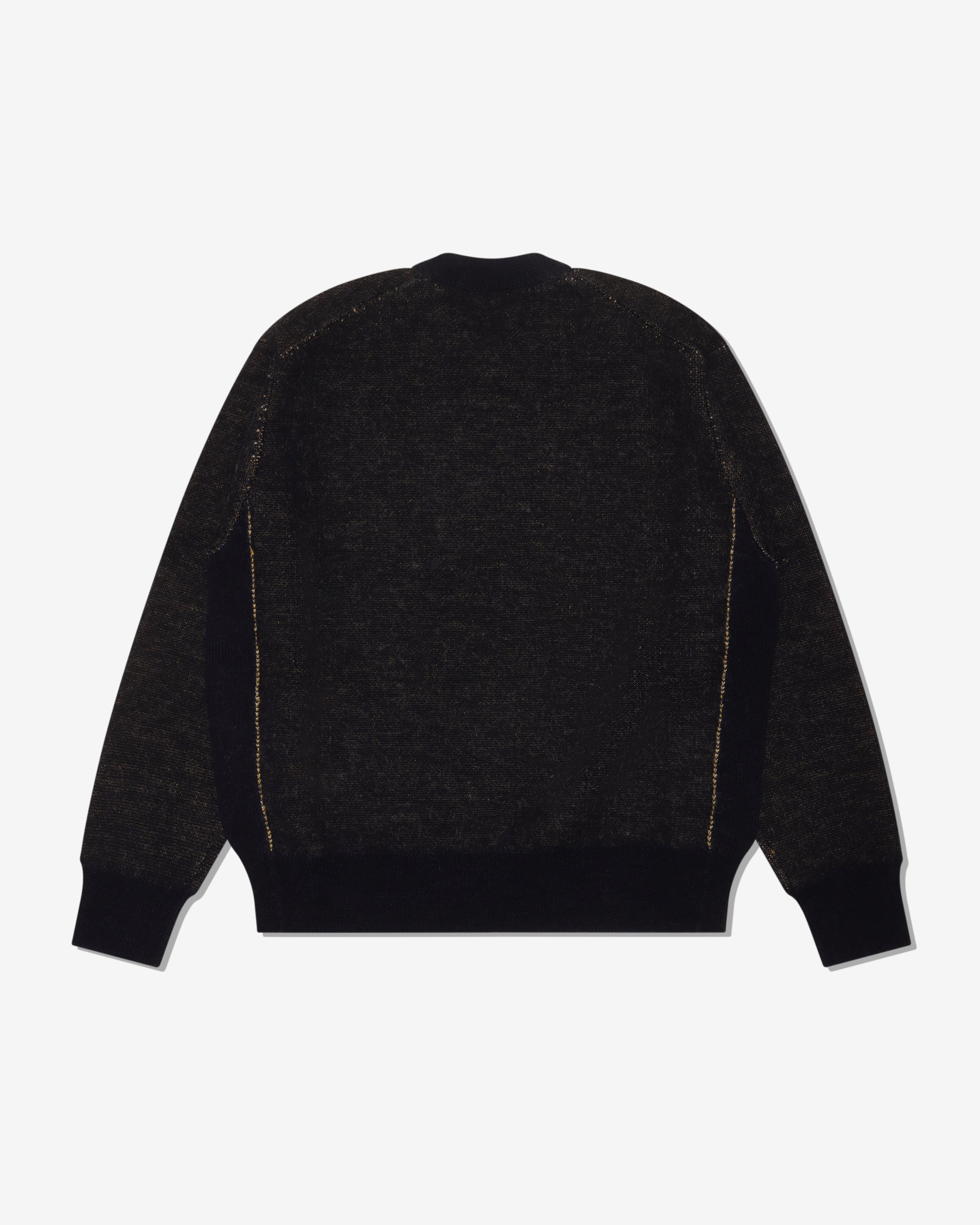 COMME DES GARCONS HOMME: Wool Jacquard Pigment Print Knitwear