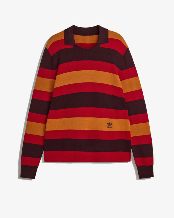 ADIDAS × WALES BONNER - Wales Bonner Knitted Long Sleeve Shirt - (Multi)