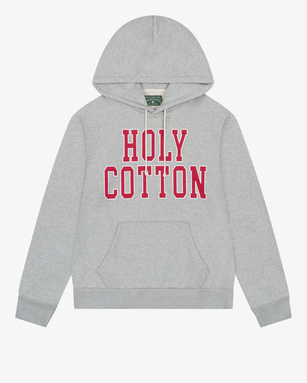 DENIM TEARS - Holy Cotton Hoodie - (Grey)