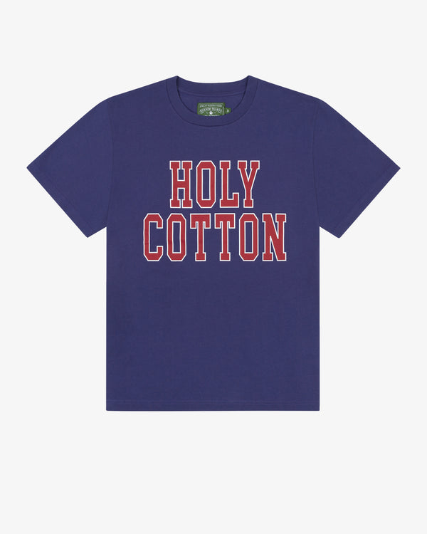 DENIM TEARS - Holy Cotton Tee - (Navy)