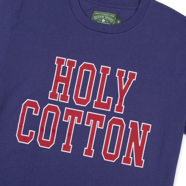 DENIM TEARS - Holy Cotton Tee - (Navy)