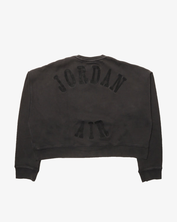 nike - M J Ih Crop Flc Crew - (Black)