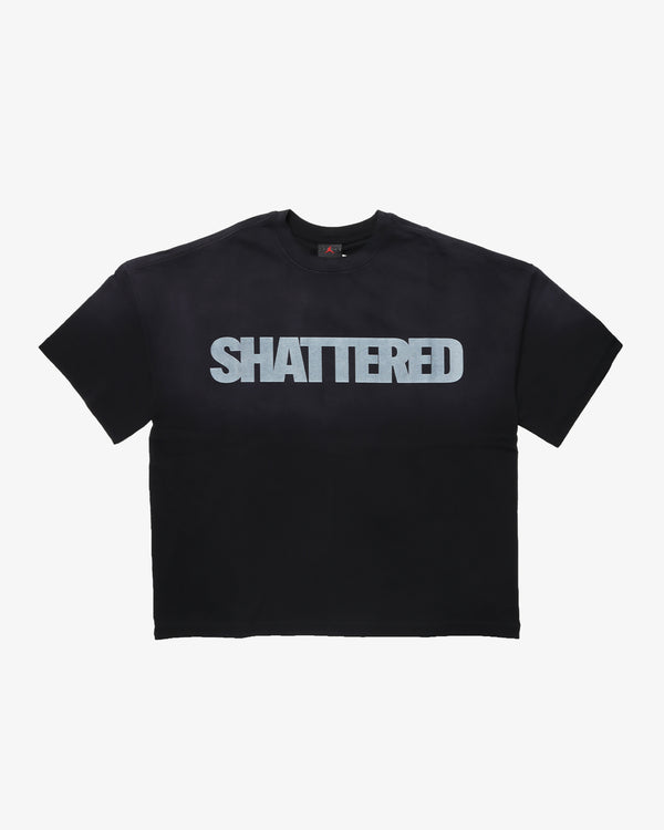 nike - M J Shattered Ss Tee - (Black)