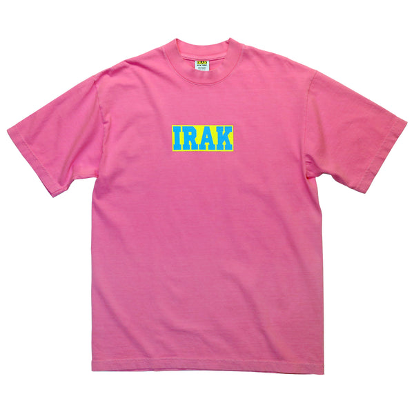 IRAK - Neon Irak Logo Tee - (Neon Pink)