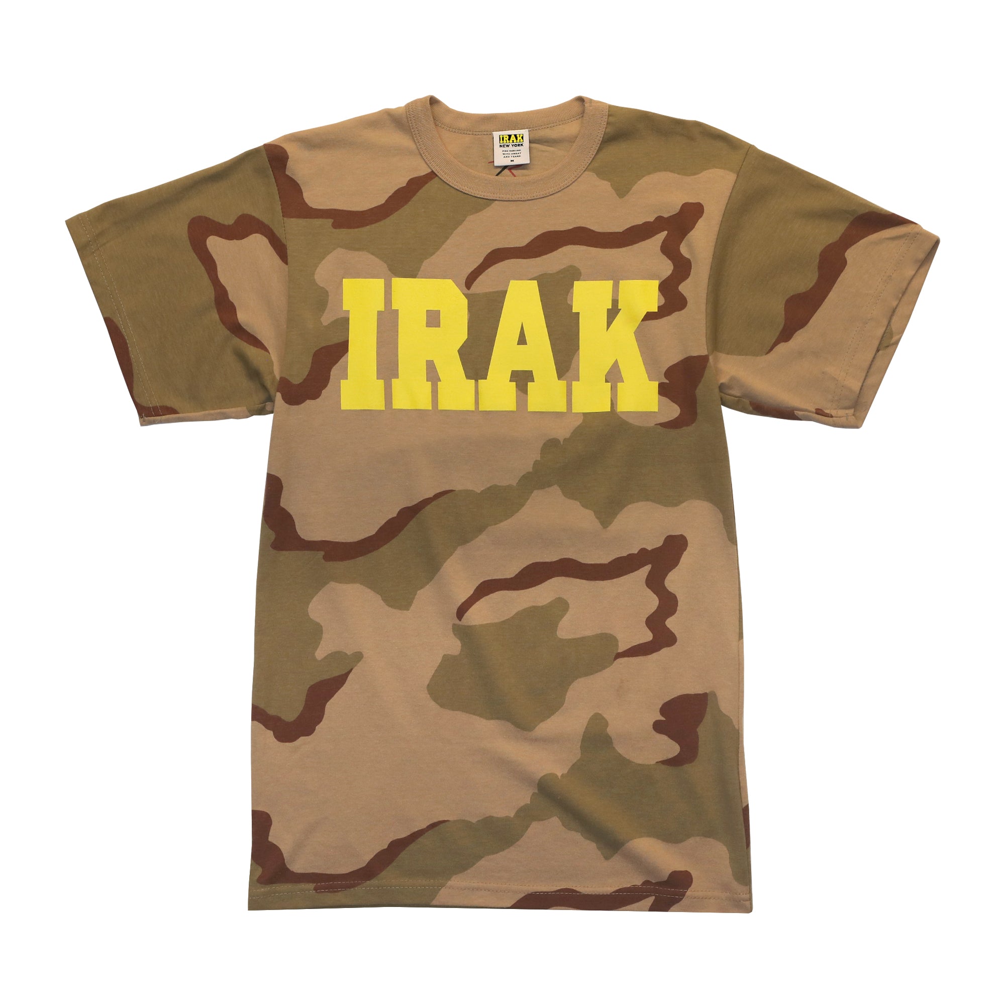 IRAK - Camo Irak Logo Tee - (Tri-Color Camo) view 1