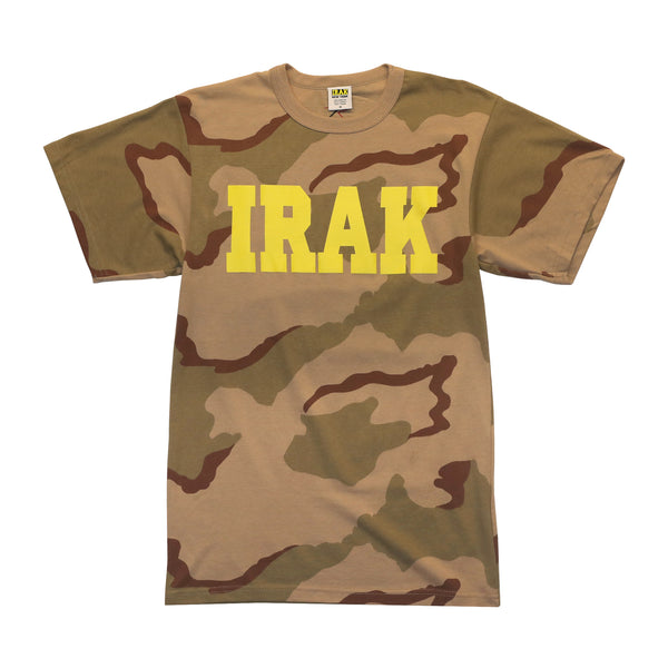 IRAK - Camo Irak Logo Tee - (Tri-Color Camo)