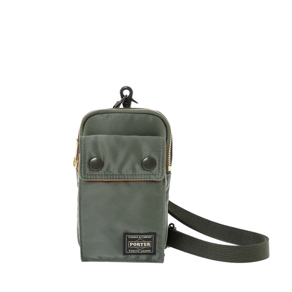 PORTER - Tanker Mobile Pouch - (Sage Green)