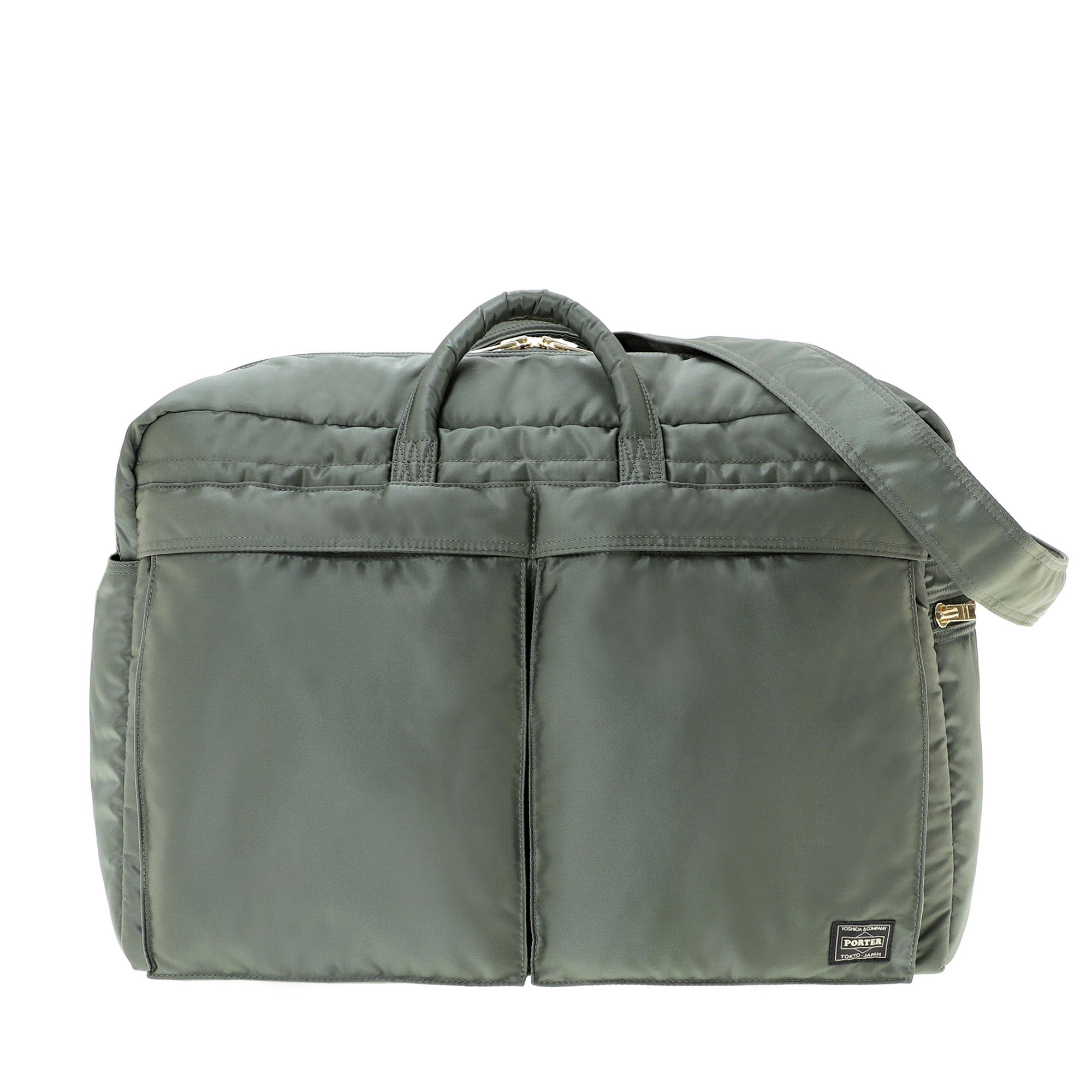 PORTER: Tanker Duffle Bag (Sage Green) | DSMG E-SHOP