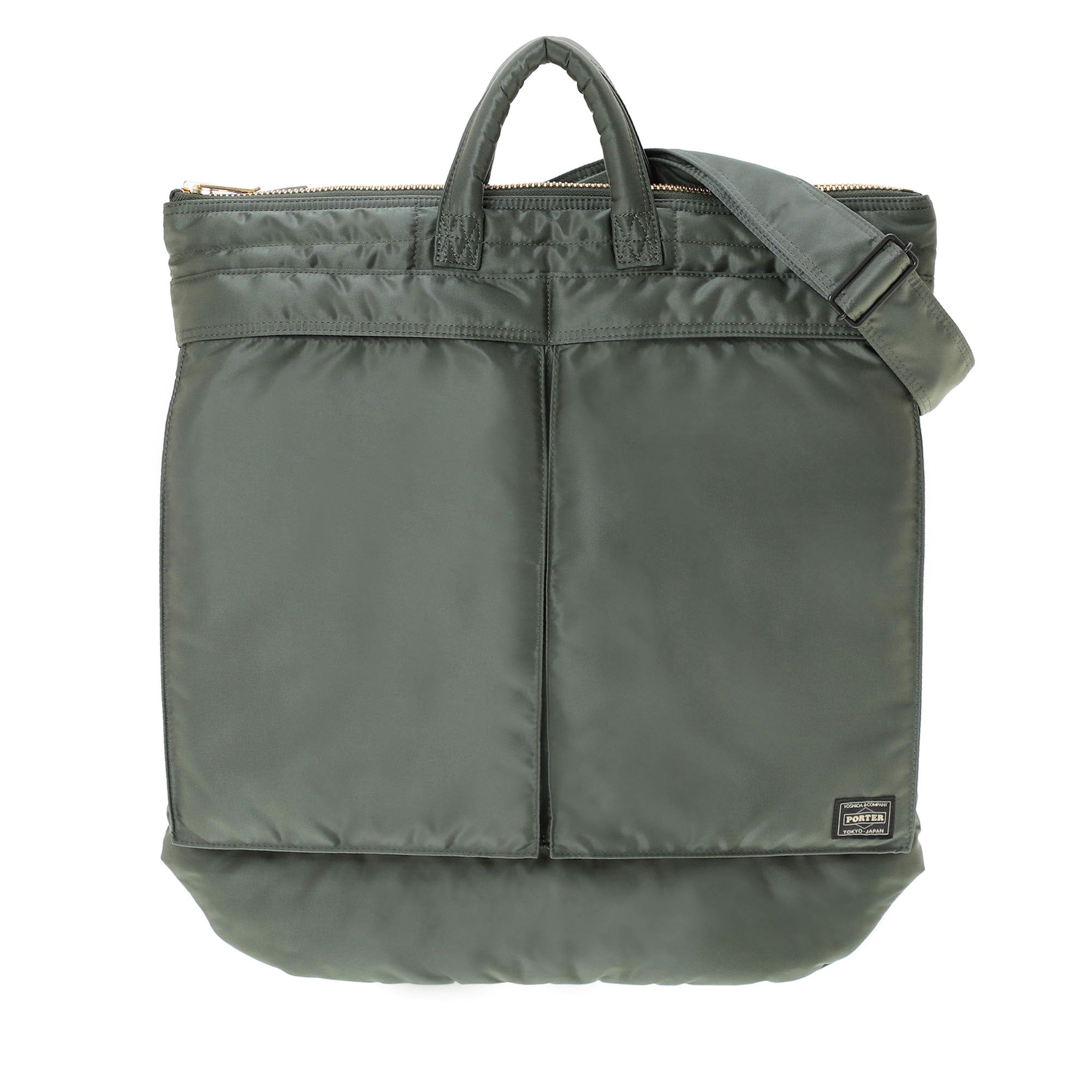 PORTER: Tanker Helmet Bag(L) (Sage Green) | DSMG E-SHOP
