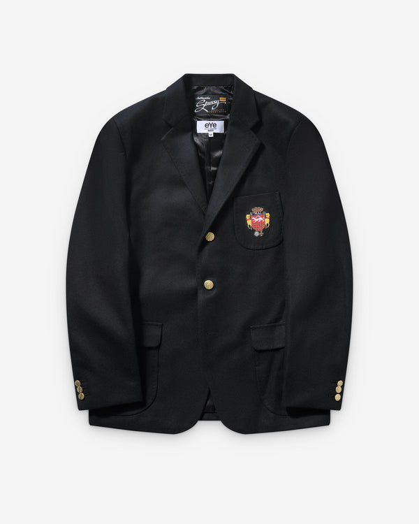 JUNYA WATANABE MAN - Wool Flannel Stussy W-Name Jackets - (Black)