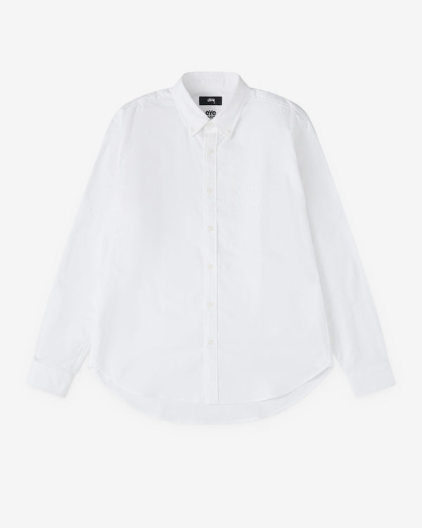 JUNYA WATANABE MAN - Cotton Oxford Stussy W-Name Shirts - (White)