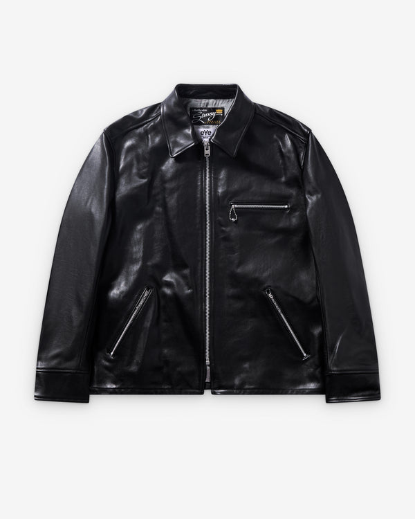 JUNYA WATANABE MAN - Cowhide Stussy W-Name Jackets - (Black)