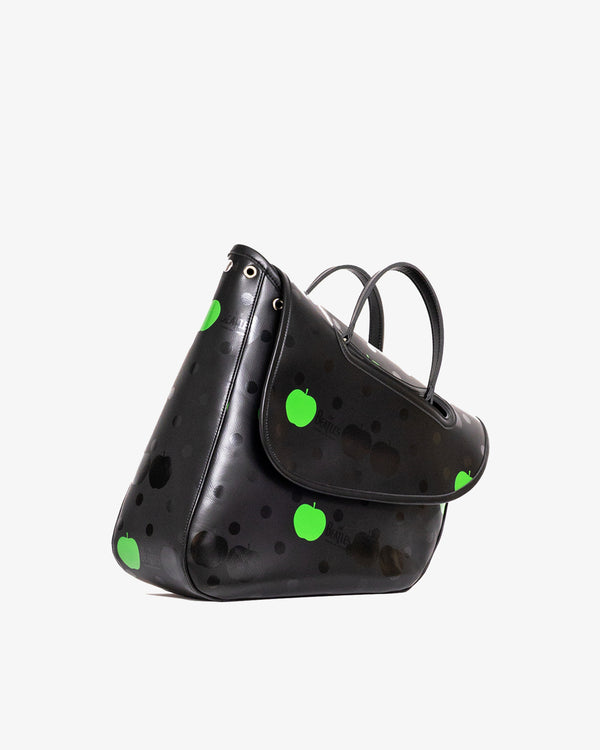 THE BEATLES - Apple/Beatles Cdg/Polka Dots Print Synthetic Leather Medium - (Black)