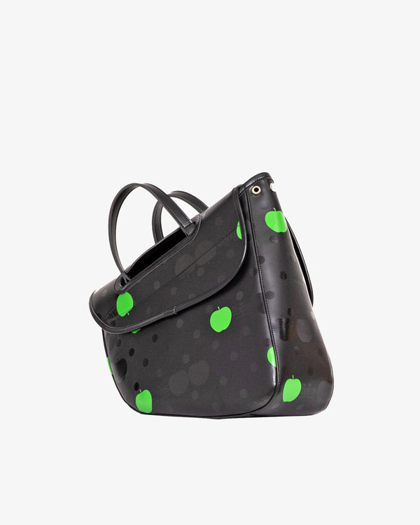 THE BEATLES - Apple/Beatles Cdg/Polka Dots Print Synthetic Leather Medium - (Black)