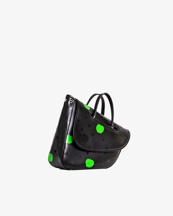 THE BEATLES - Apple/Beatles Cdg/Polka Dots Print Synthetic Leather Small - (Black)