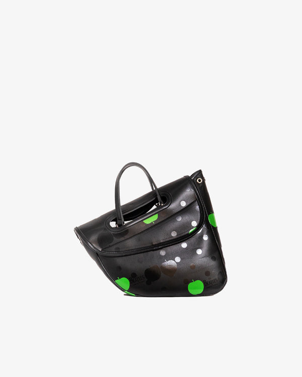 THE BEATLES - Apple/Beatles Cdg/Polka Dots Print Synthetic Leather Small - (Black)