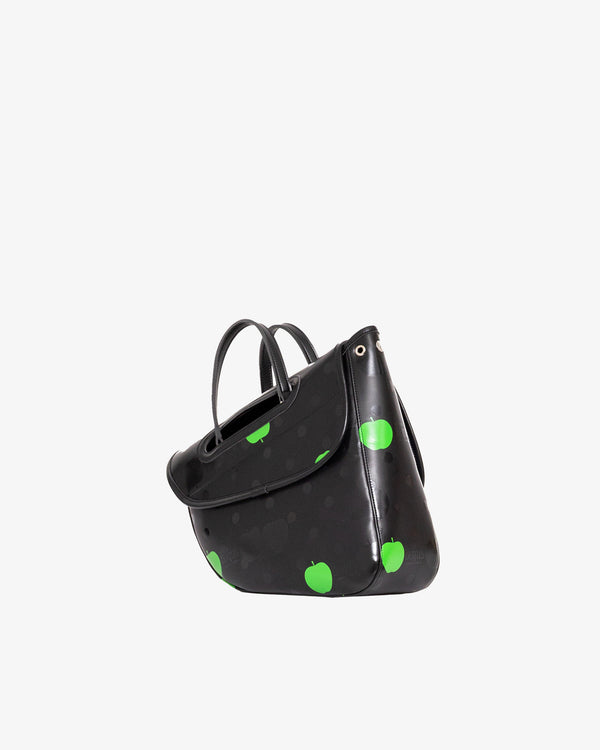 THE BEATLES - Apple/Beatles Cdg/Polka Dots Print Synthetic Leather Small - (Black)