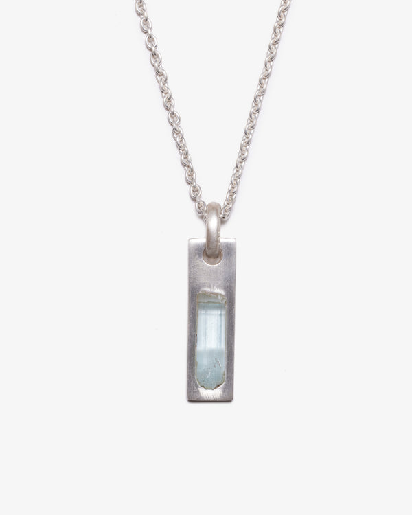 PARTS OF FOUR - Plate Necklace (Adaptation, Aq - (Svr)