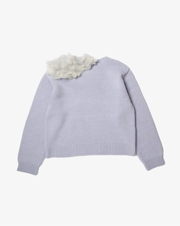 DOUBLET - Smoking Factory Intarsia Knit  - (Blue)