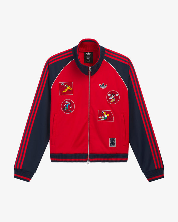 ADIDAS - Brain Dead Disney Track Top - (Red)
