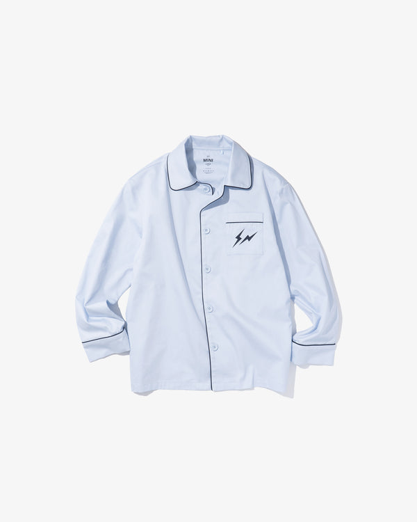 FRGMT_MINI - Kids Classic Pyjama Set - (Blue + O/White Piping)