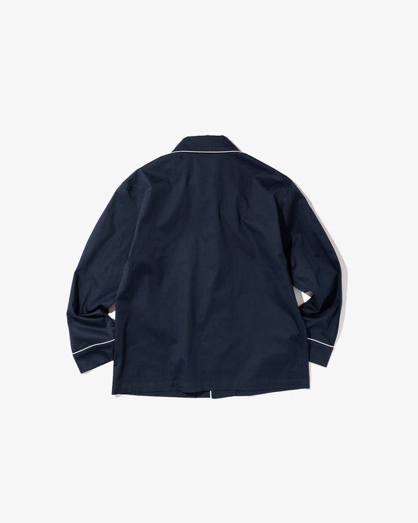 FRGMT_MINI - Kids Classic Pyjama Set - (Navy + O/White Piping)