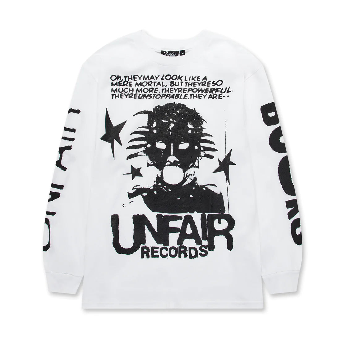 LIFE IS UNFAIR - UNSTOPPABLE L/S T-SHIRT - (WHITE) view 1