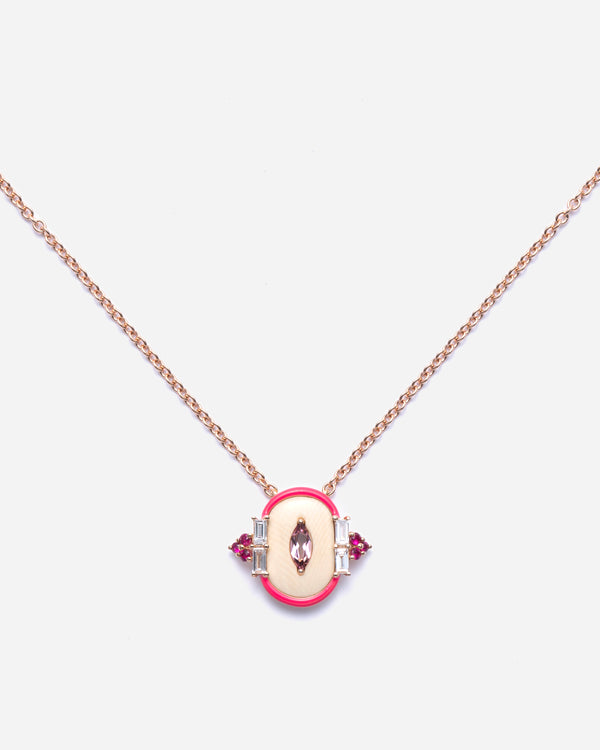 FRANCESCA VILLA - Ladies Pink Necklace - (Pg)
