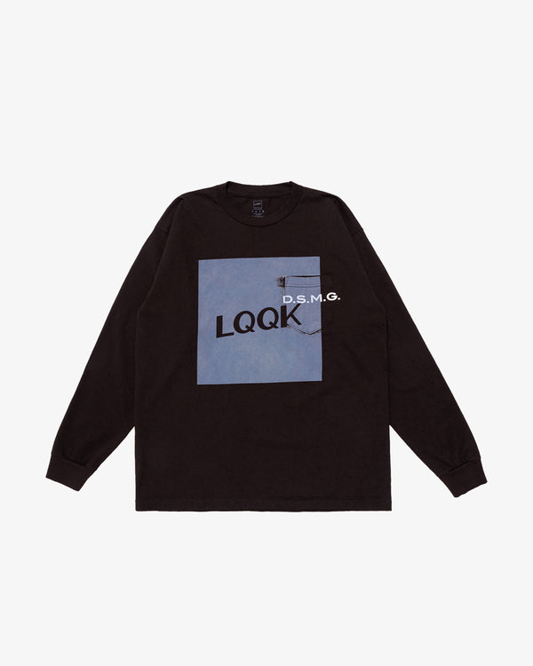 LQQK Studio - DSMG LQQK Pocket L/S Tee - (Black)