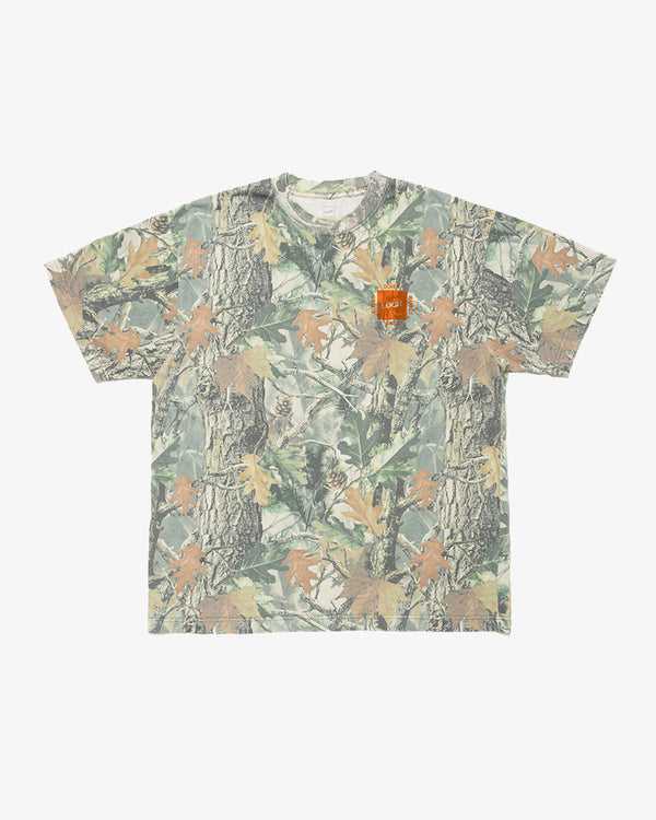 LQQK Studio - Dsmg Box Logo Camo S/S Tee - (Green)