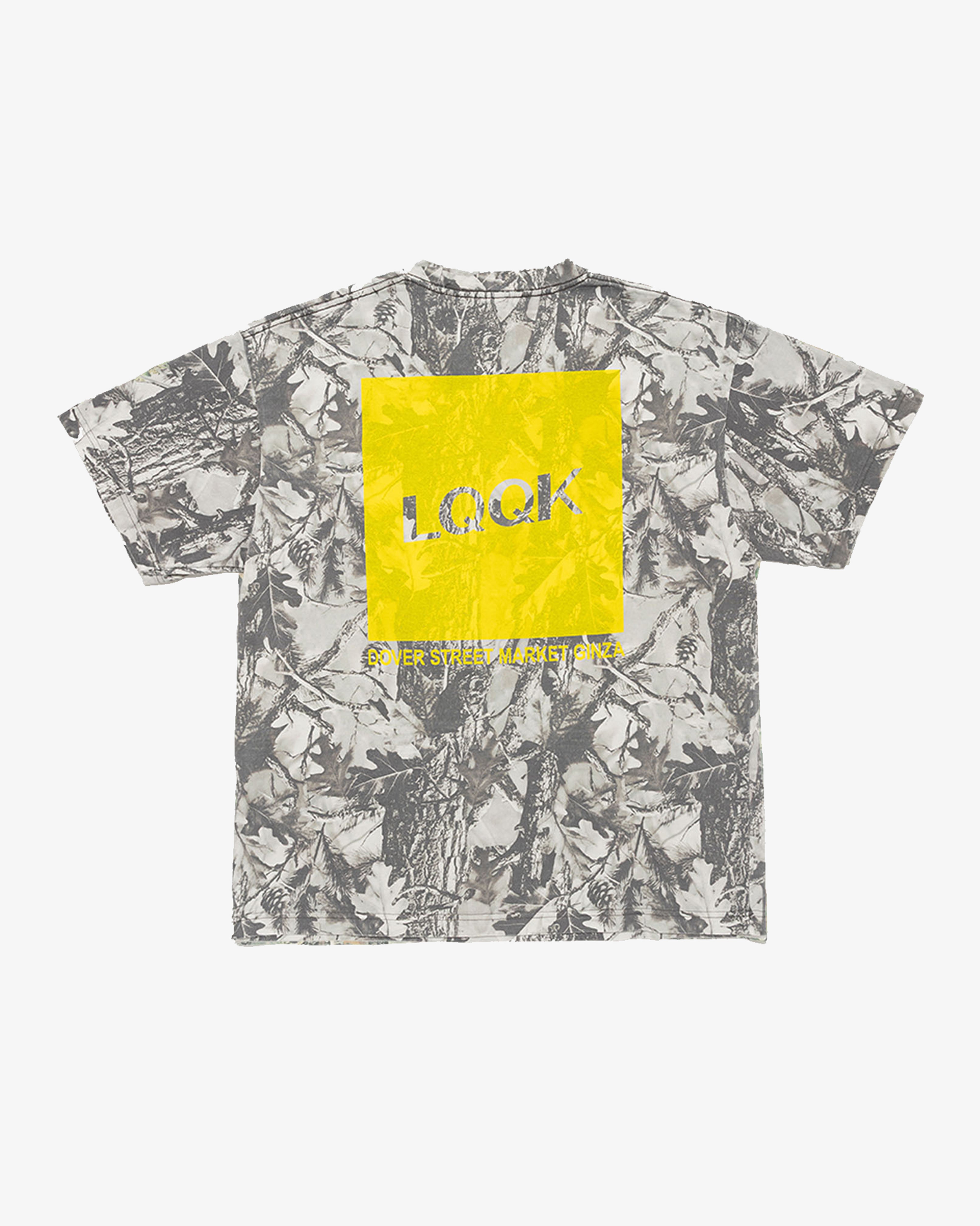LQQK Studio: Dsmg Box Logo Camo S/S Tee (Grey) | DSMG E-SHOP