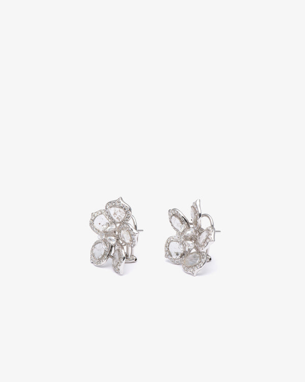 MANPRIYA - High Flower Earrings - (Wg)