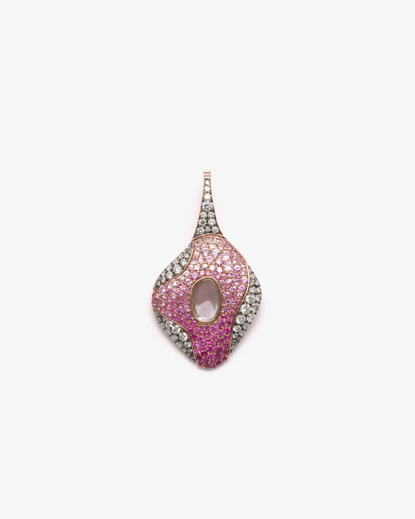 MANPRIYA - Pink Sapphire Charm - (Rh)