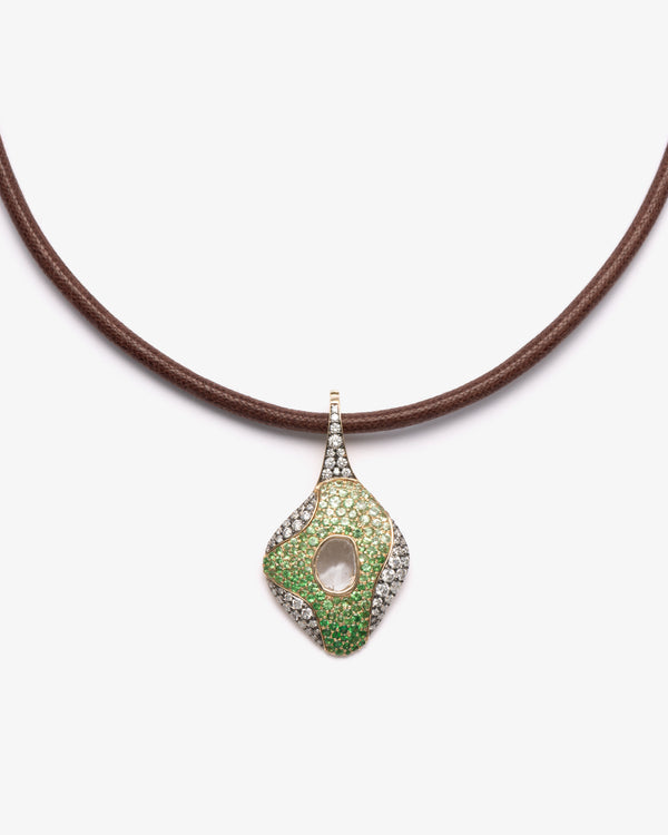 MANPRIYA - Tsavorite Charm - (Rh)