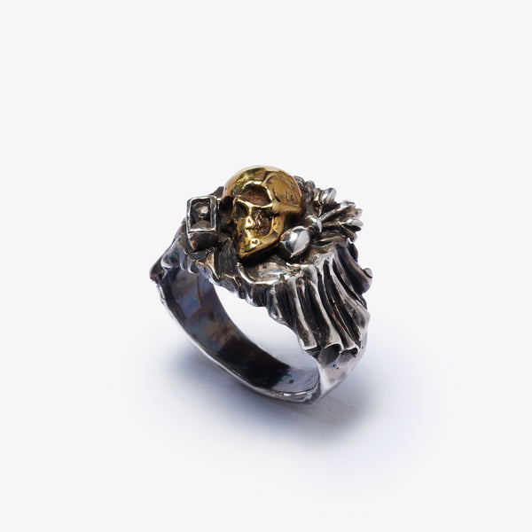 13 LUCKY MONKEY - MEMENTO MORI Ring - (Svr)