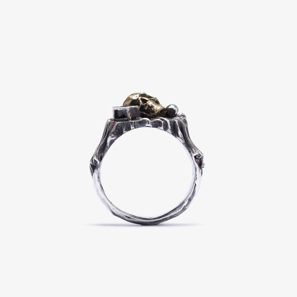 13 LUCKY MONKEY - MEMENTO MORI Ring - (Svr)