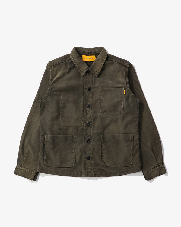 UNION - Moleskin Chore Jacket - (Black)