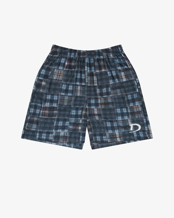 DENIM TEARS - Madras Practice Shorts - (Navy)