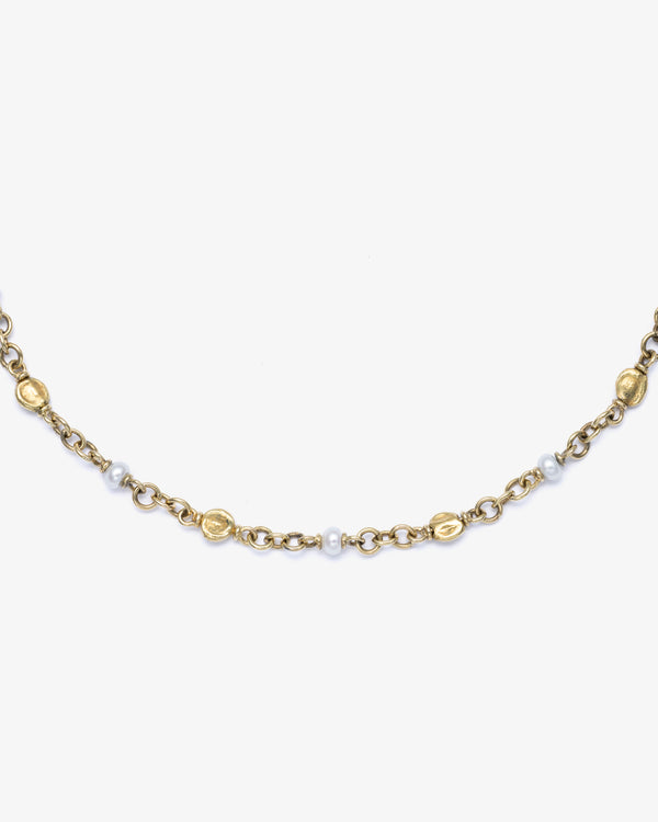 SYLVA & CIE - Freshwater Pearl Necklace&Yell - (Yg)